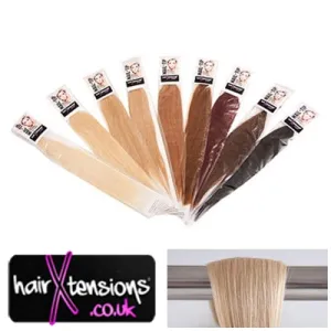 #20 Dark Golden Blonde - 25 Strands Nail-Tip 14" Hair Extensions