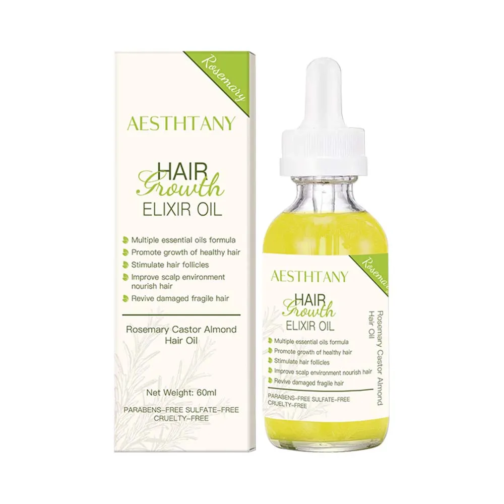 Aesthtany - Transform Your Hair with Luxurious Almond Oil Hair Serum - Get Silky Smooth Strands Today