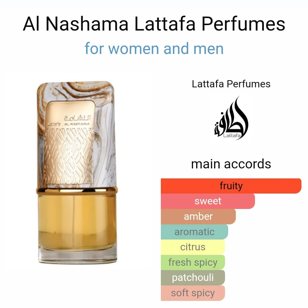 Al Nashama EDP - 100ML (3.4 OZ) By Lattafa