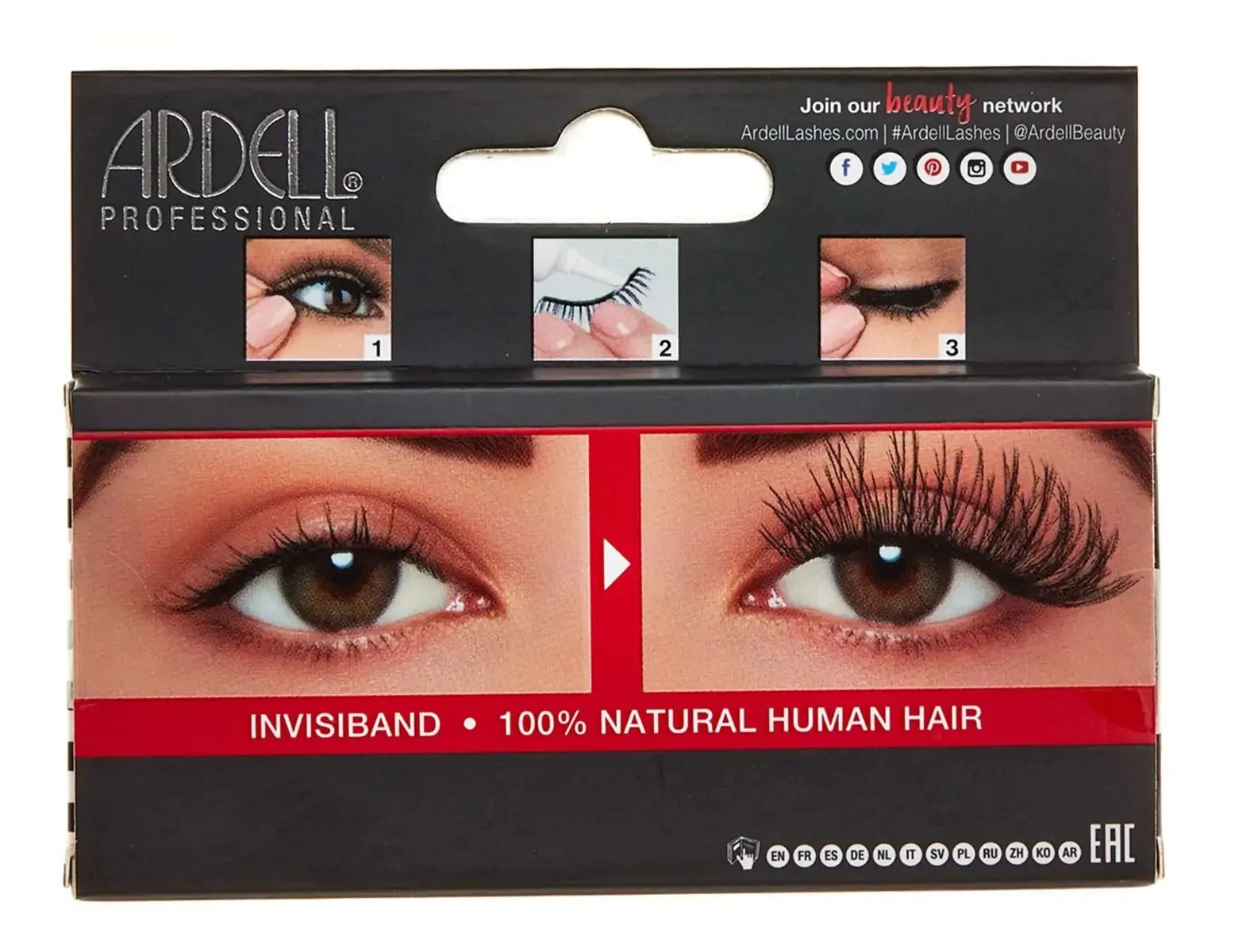 Ardell Strip Lashes, Wispies 704