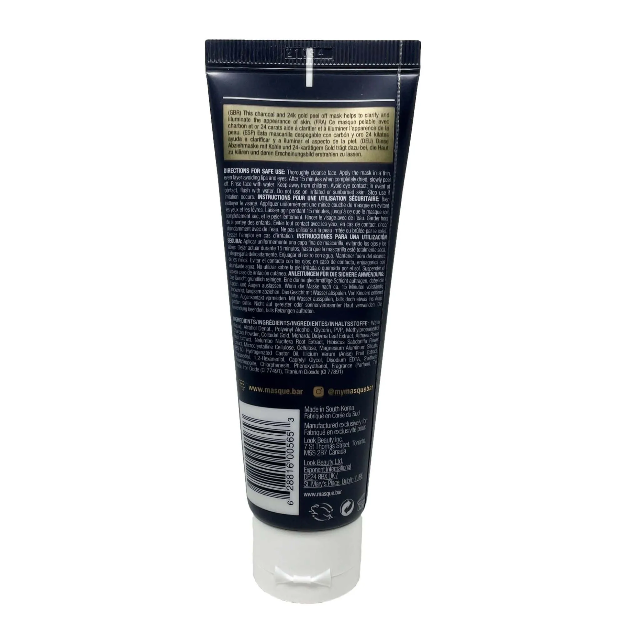 Bandito Dirty King Black Gold Peel Off Mask