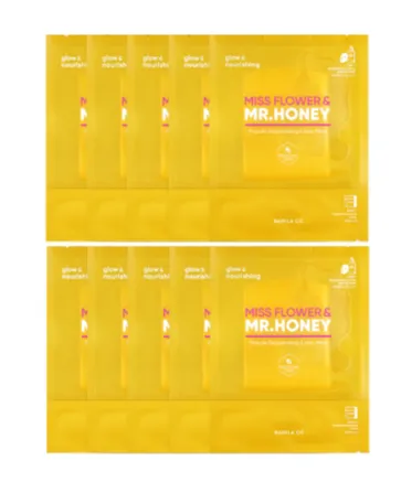 BANILA CO Miss Flower & Mr. Honey Propolis Rejuvenating 2 Step Mask Pack 25ml 2ml * 10pack