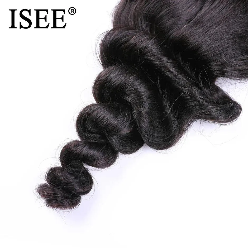 Brazilian Loose Wave Lace Closure: Luxe Remy Human Hair Extensions