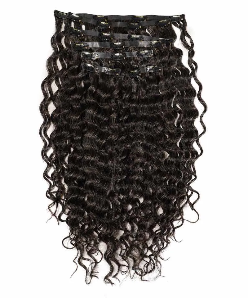 Curly Seamless Clip-In Hair Extensions