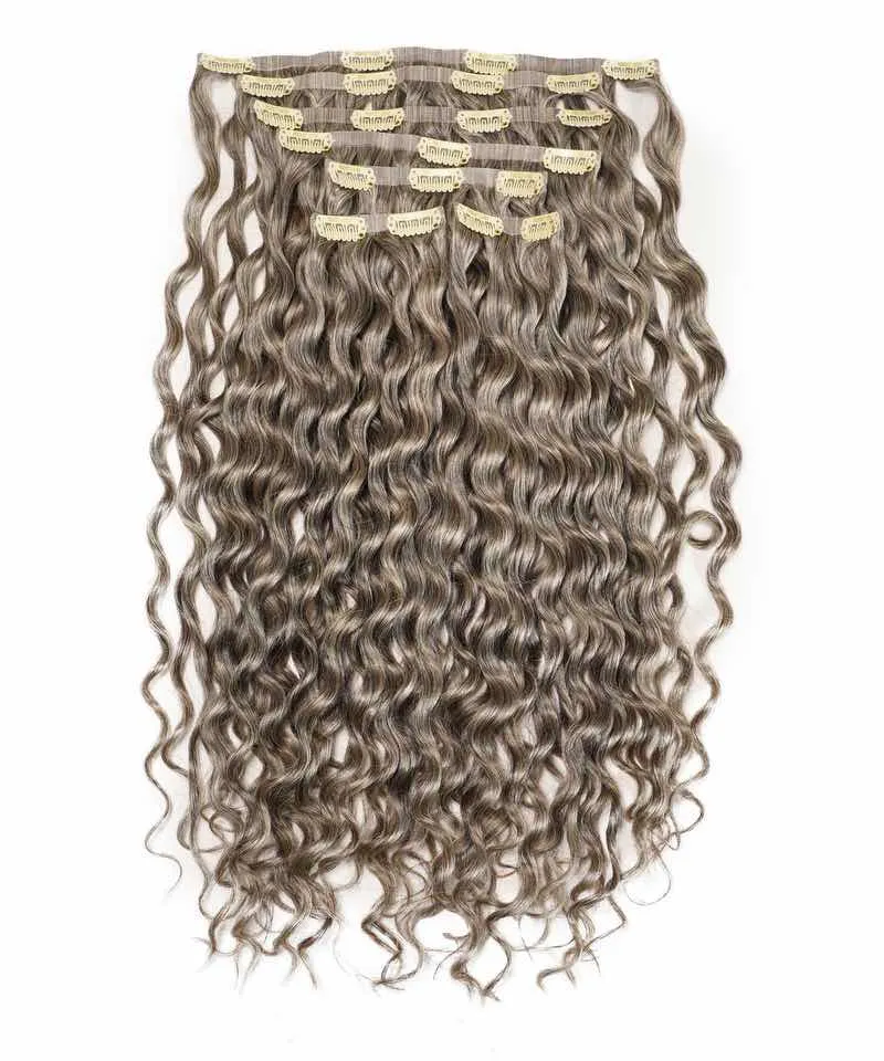 Curly Seamless Clip-In Hair Extensions