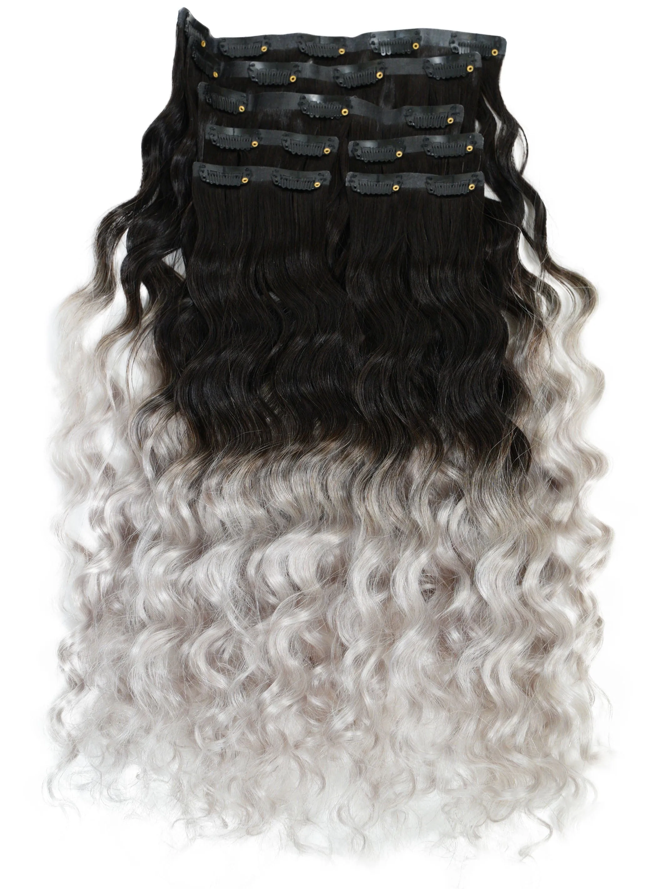 Curly Seamless Clip-In Hair Extensions