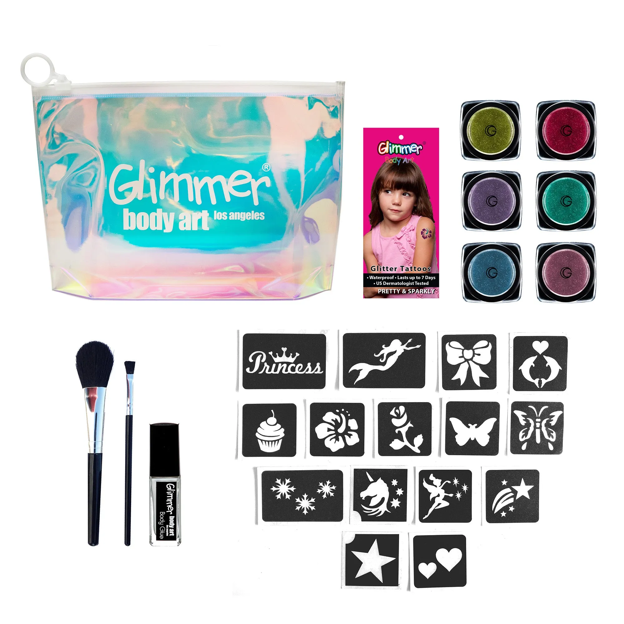 Glimmer to Go Pretty and Sparkly Glitter Tattoos