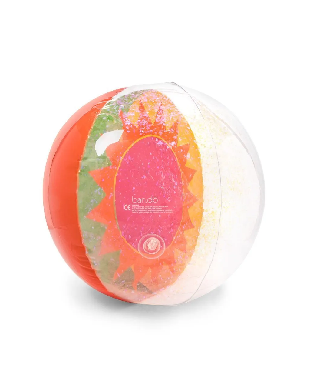 Glitter Bomb Beach Ball - Sunburst