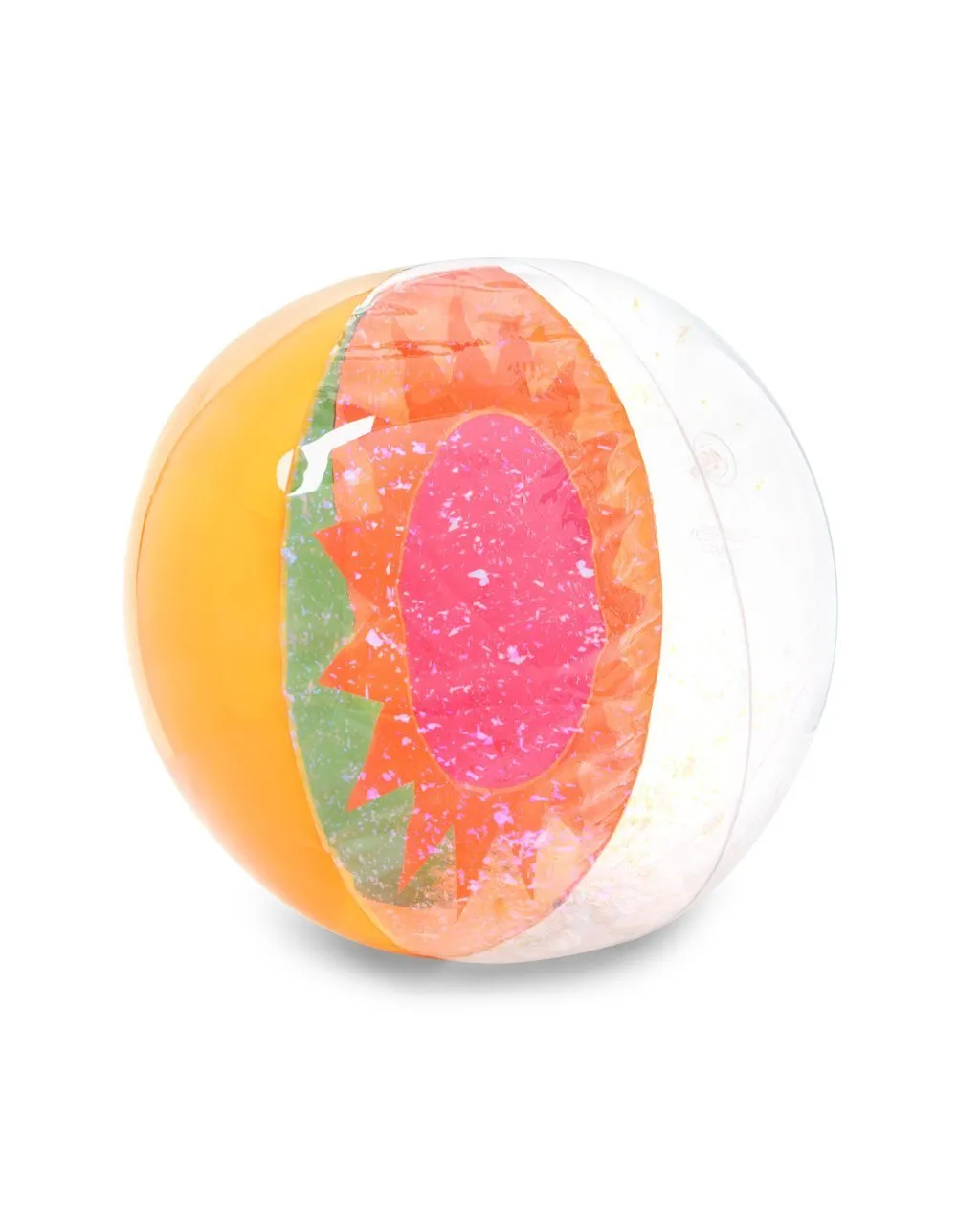 Glitter Bomb Beach Ball - Sunburst