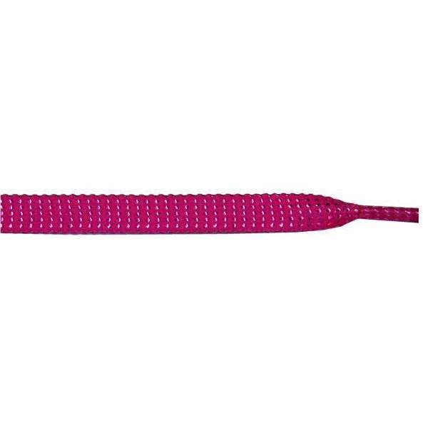 Glitter Flat 3/8" - Hot Pink (12 Pair Pack) Shoelaces