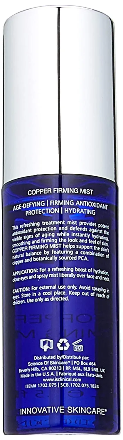 IsClinical Copper Firming Mist