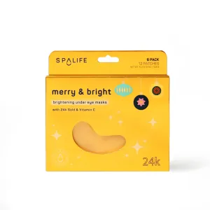 Merry & Bright Smoothing Undereye Masks - 6 Pairs