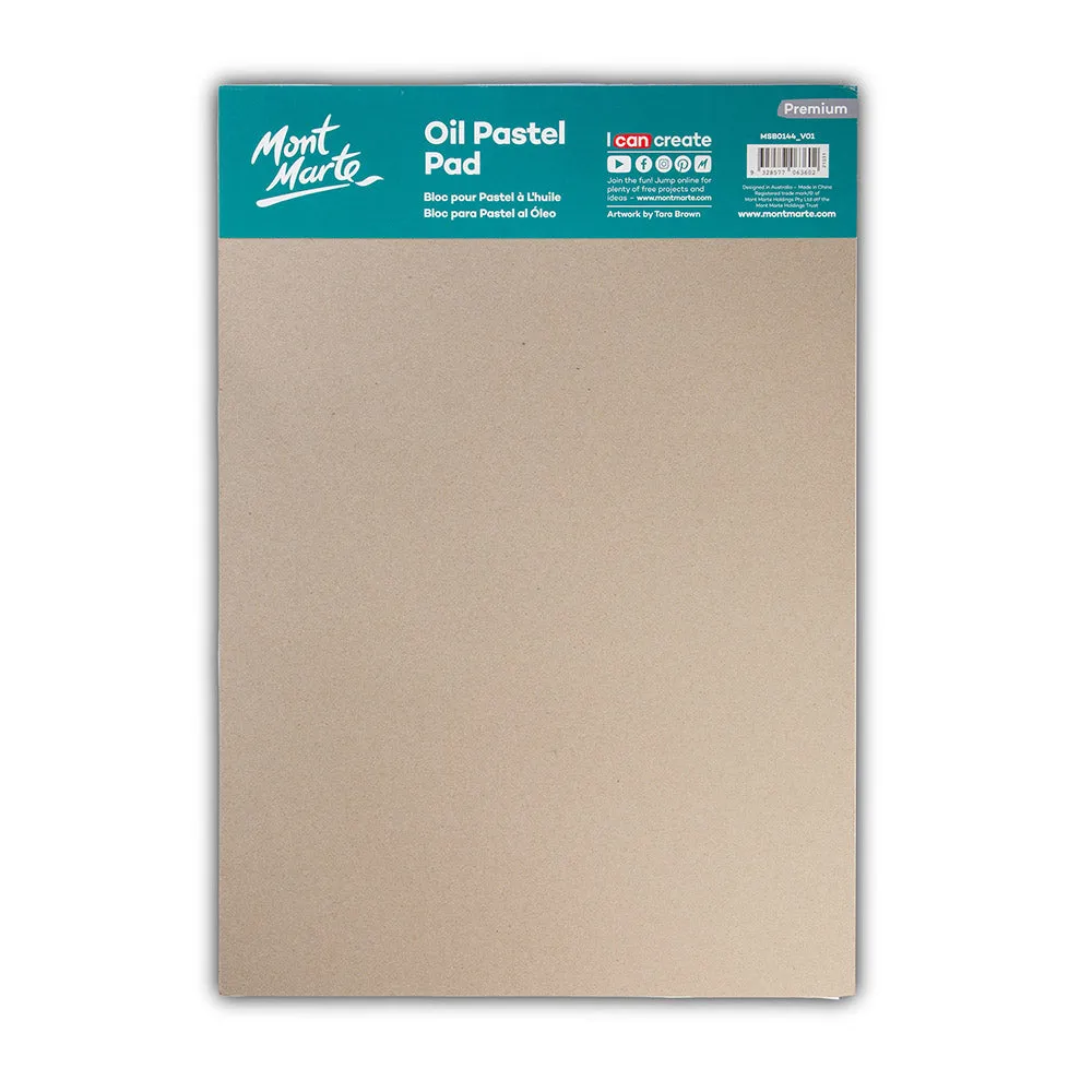 Oil Pastel Pad Premium A3 20 Sheets 200gsm