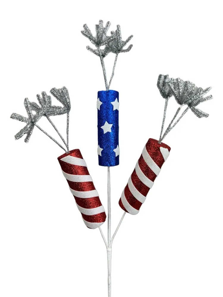 Patriotic Firecracker Spray - 29"