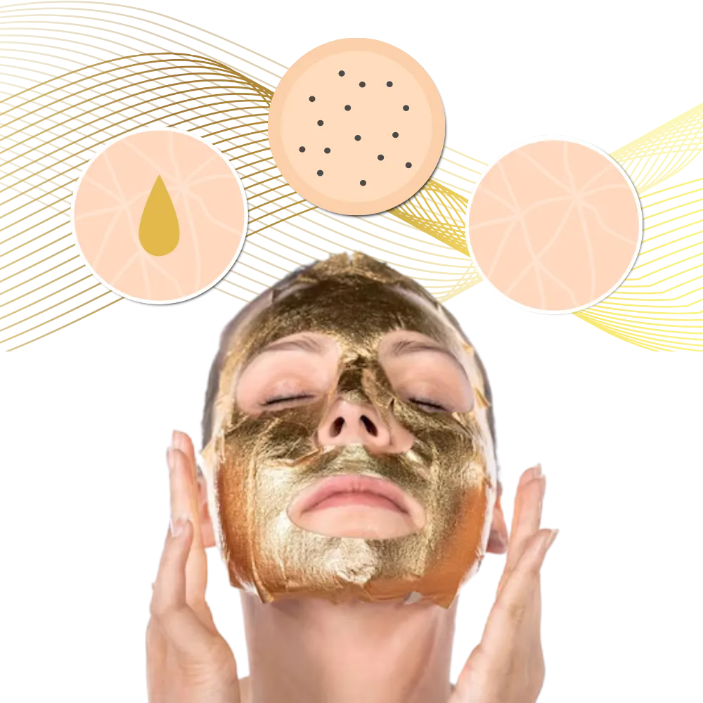 Pore Cleansing Gold Peel Off Mask