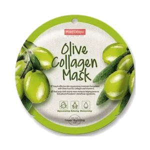 Purederm Collagen Mask – Olive 1 Mask 18g-  ADS809