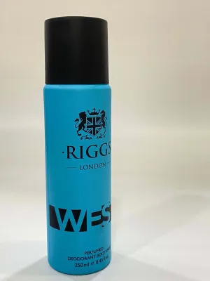 Riggs Perfumed Deodorant Body Spray -West