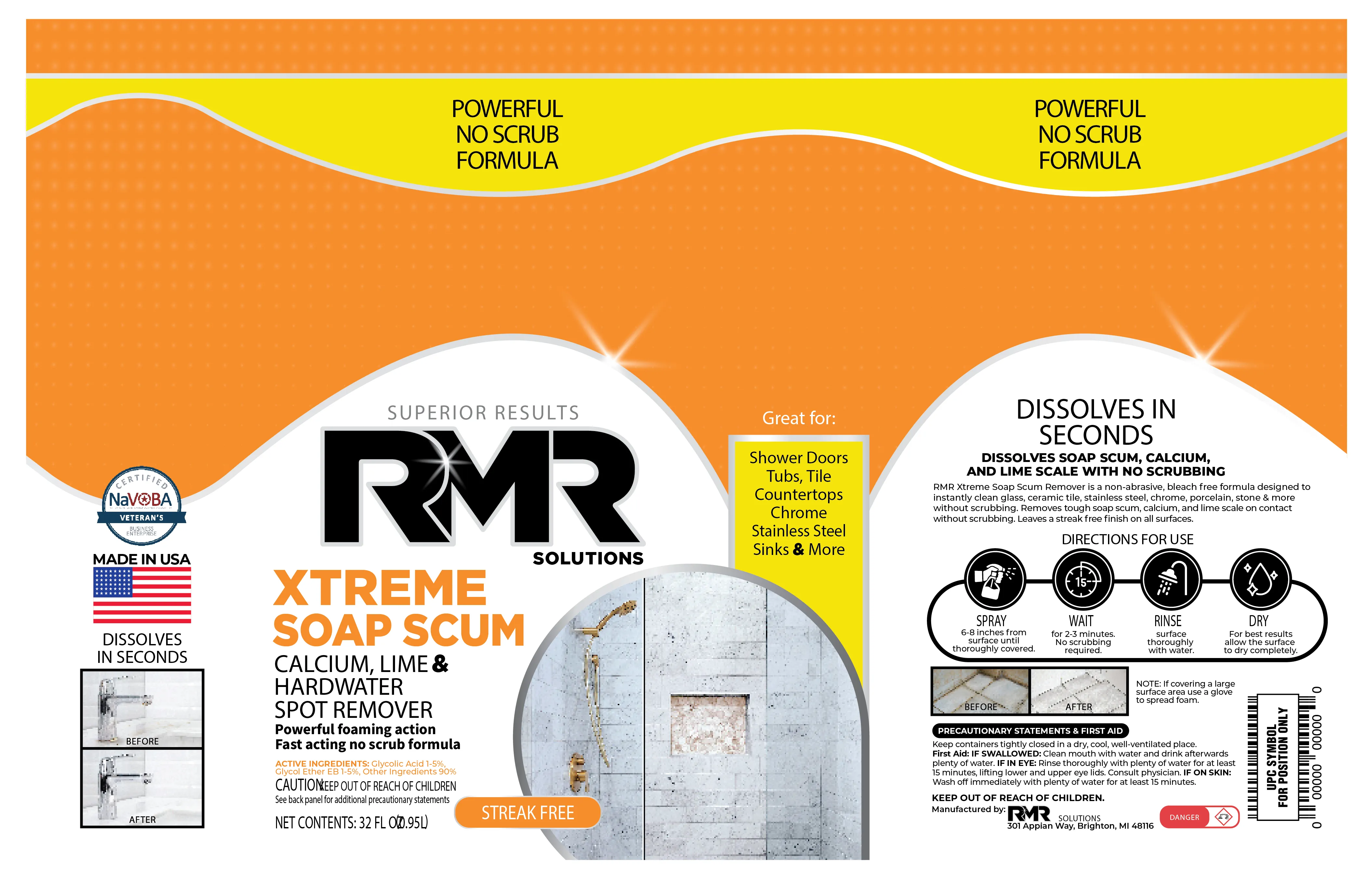 RMR Xtreme Soap Scum Remover