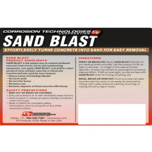 Sand Blast - Concentrated Time Release Concrete Remover, 1gal | 22604