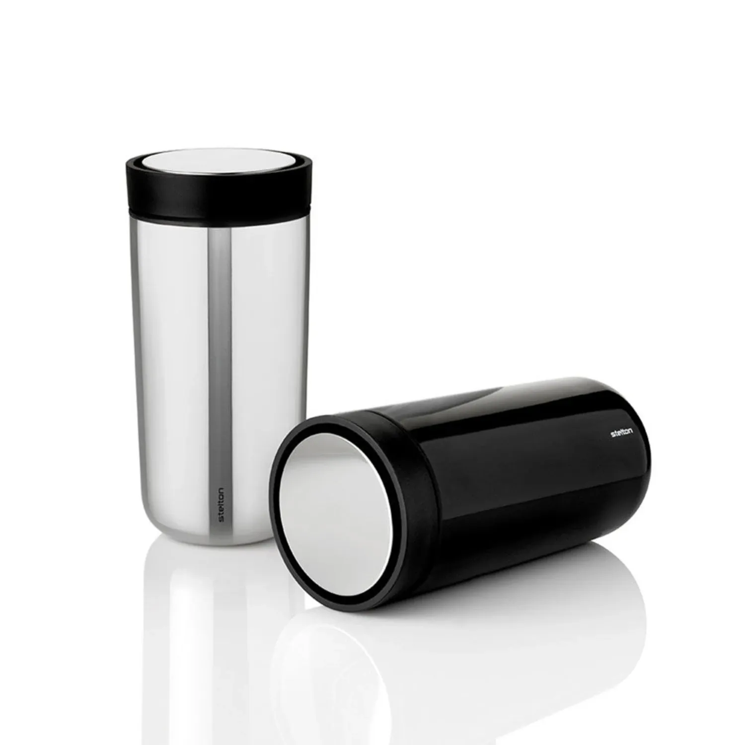 stelton | to go click steel cup | black - DC