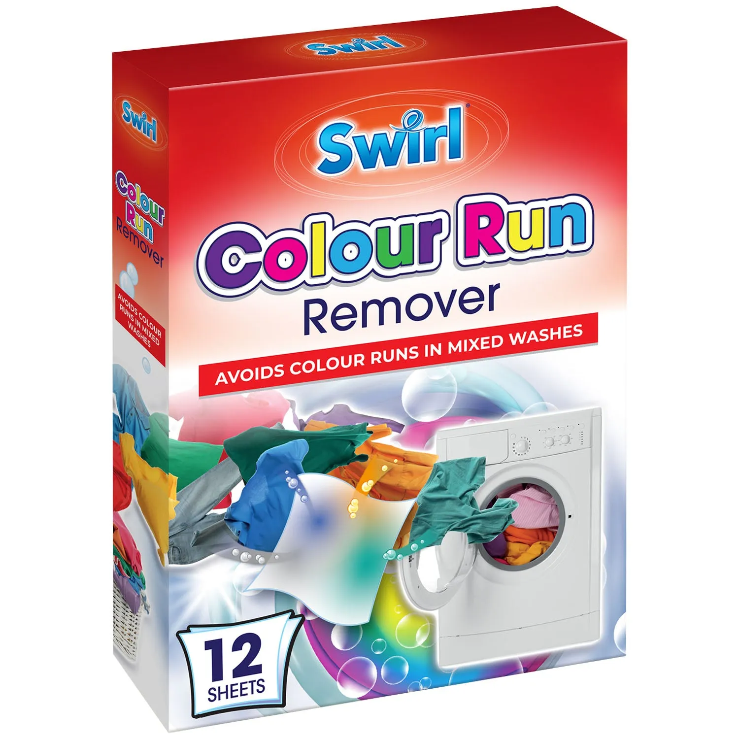 Swirl Colour Run Remover, 12 Pack