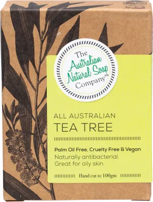 The Australian Natural Soap Company - All Australian Tea Tree Solid Soap (100g)