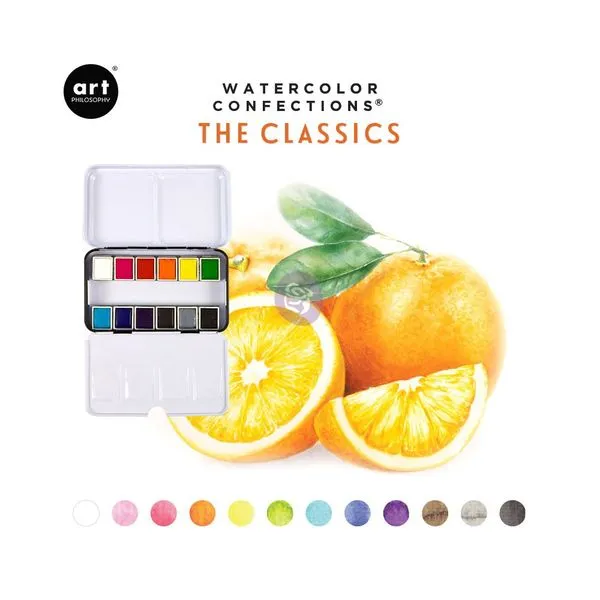 The Classics Watercolor Pans 12/Pkg