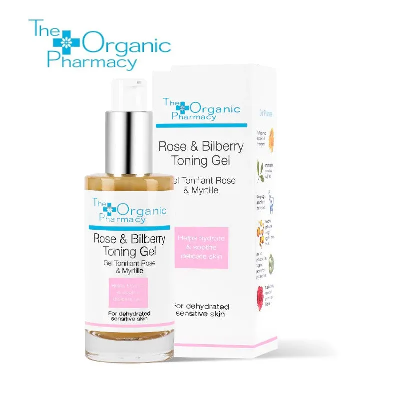 The Organic Pharmacy Rose & Bilberry Toning Gel 50ml Exp-10/26