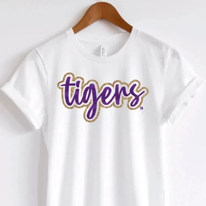 Women's Shirt Tigers Glitter