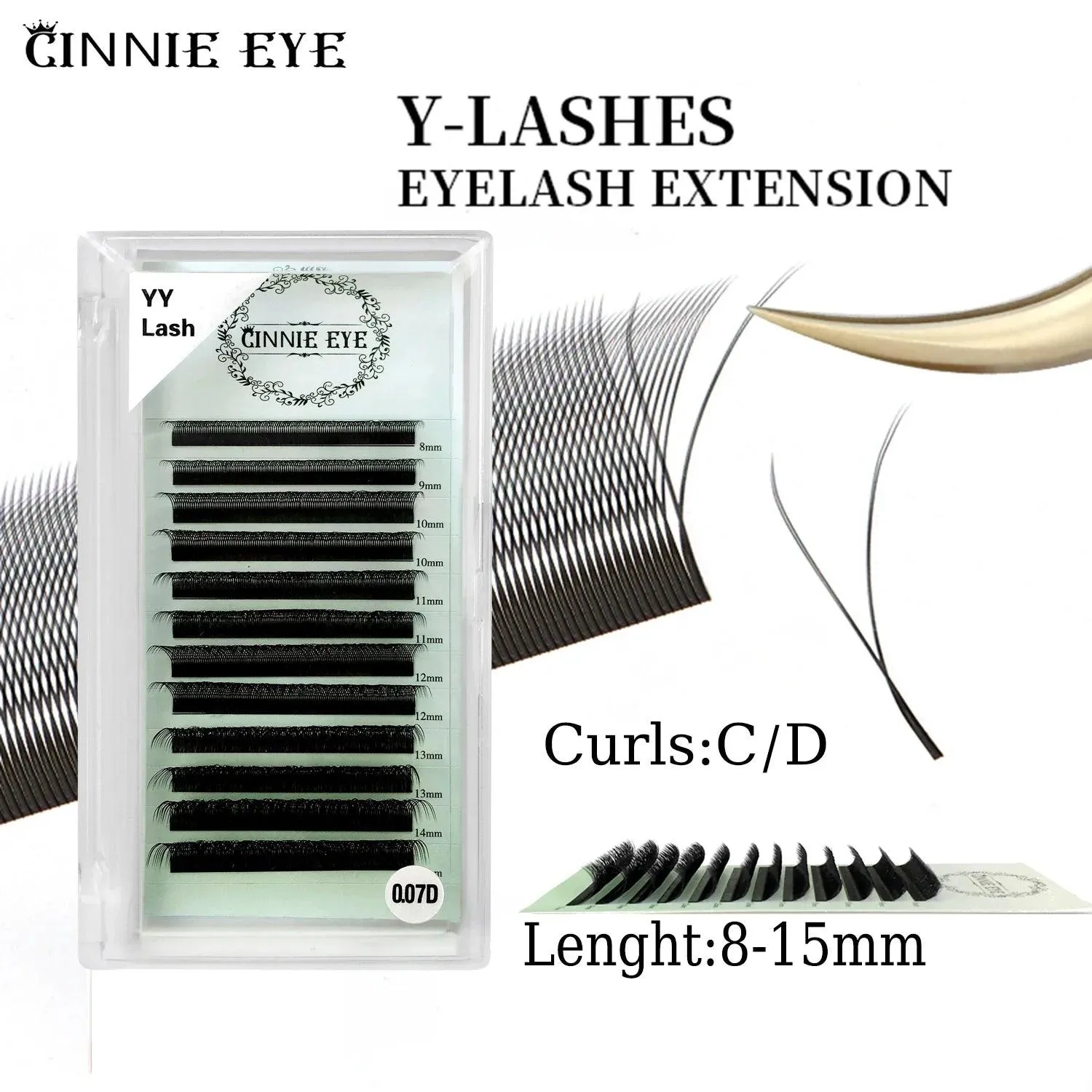 YY Y-Shaped Volume Eyelash Extensions: Dramatic Eyes Bundle